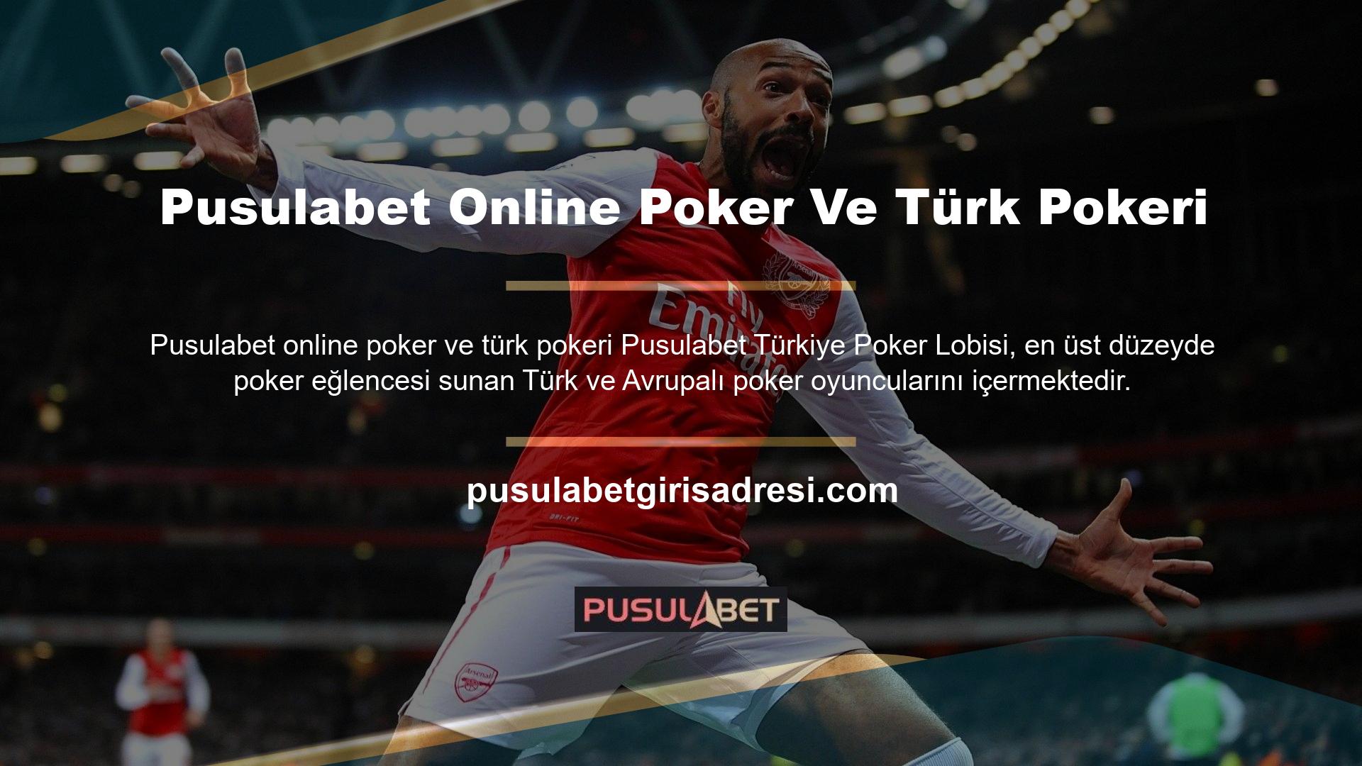 Türk pokerinde yeniyseniz, bugün Pusulabet Türk poker lobisini ziyaret edin