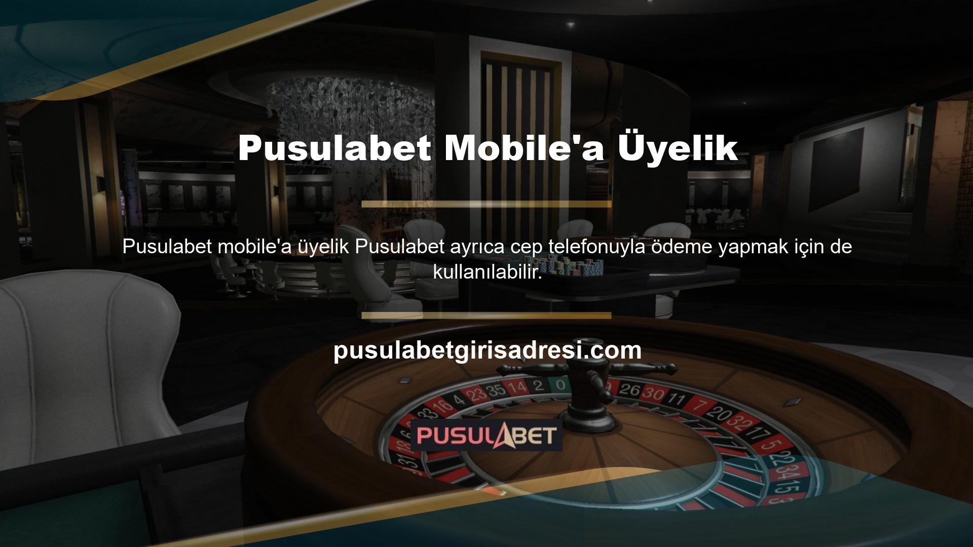 Mobil ana sayfada Pusulabet mobil üyeliği için bir kayıt düğmesi mevcuttur